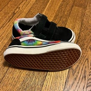TODDLER SPIRAL TIE DYE OLD SKOOL V size 10